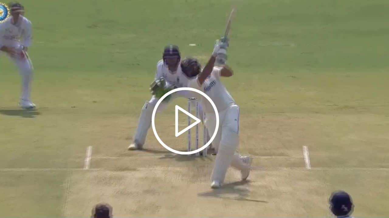 [Watch] Captain Rohit Sharma Takes Charge With His 'Out Of The Park' Six vs ENG at Rajkot
